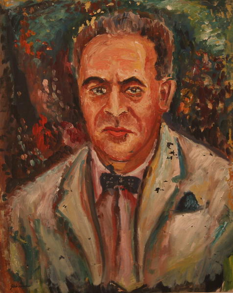 Bruno Walter - Conductor and Composer (1945) | Oil on Canvas | 74 x 59 cm